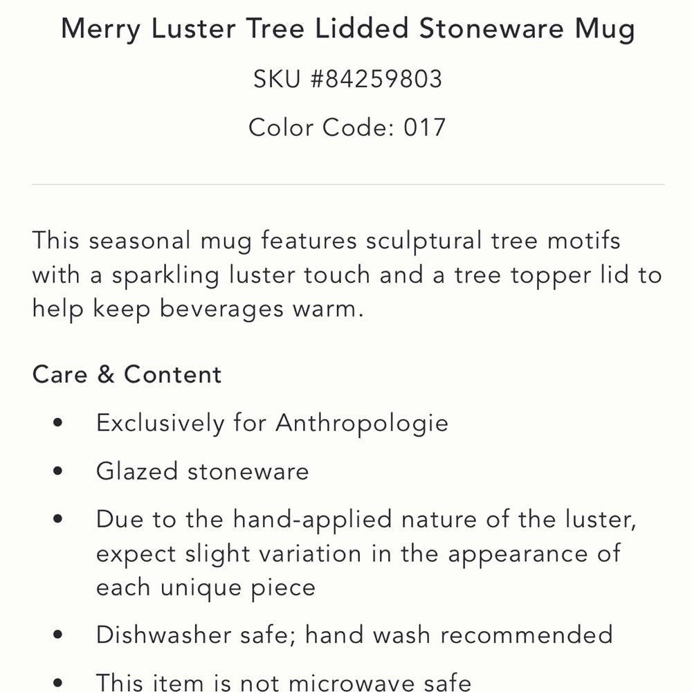 Merry Luster Christmas Tree Mug w lid Green - Picture 4 of 5